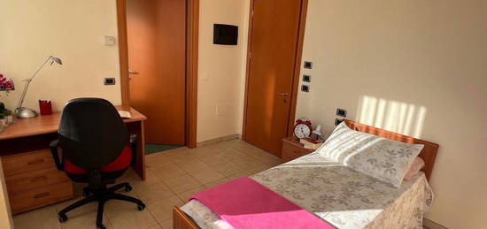 Luminosa singola con bagno privato per studenti