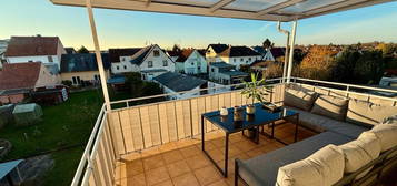 Charmante Dachwohnung mit traumhafter Sonnenuntergangs-Terrasse