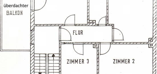 Mietwohnung 3ZKB Balkon in Kassel / Fasanenhof