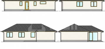 Prodej přízemního rodinného domu 4+kk (110 m2) - projekt (hrubá stavba 04/2025)