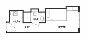 Möbliertes Single Apartment mit Concierge Service