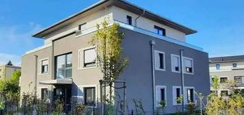 Stilvolle 2-Zimmer-Wohnung mit gehobener Innenausstattung mit Balkon und Einbauküche in Putzbrunn