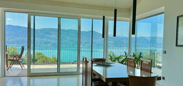 Wörthersee-Nordufer: DREAM VIEW Penthouse - sensationelle Aussicht, 2XL Garagen, Sauna, Pool