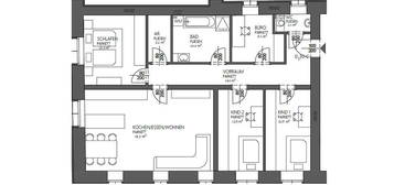 Neu errichtete Wohnung im Vierkanthof 116m²