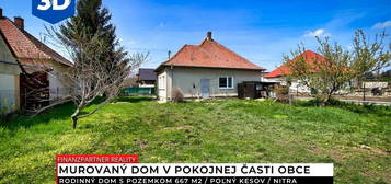 Rodinný dom s pozemkom 667 m2, Poľný Kesov, Nitra