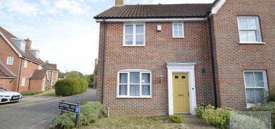 Semi-detached house to rent in Bromedale Avenue, Norwich NR14