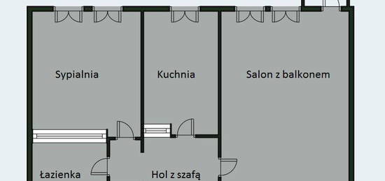 Dwa pokoje | Balkon | Dwie windy| Tramwaj