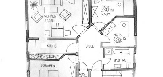 Moderne, großzügige Wohnung in ruhiger u. schöner Wohnlage 90qm