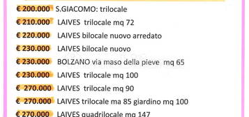 Trilocale buono stato, primo piano, Centro, Laives