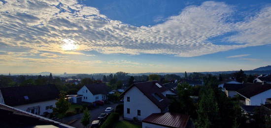 Einzigartig Fernblick 2 ZKB Wohnung in Wallerfangen zu vermieten