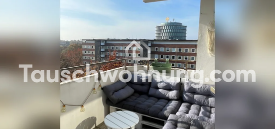 Tauschwohnung: Tauschen 2 Zimmer mit Balkon und Blick über Stadtpark