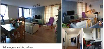 Appartement T3 83 m² meublé avec balcon et parking