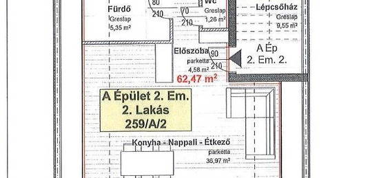 Budaörs eladó téglalakás 2+1 fél szobás: 72 millió Ft