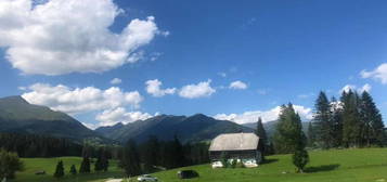 Bauernhof mit Freiland auf Hochebene mit Waldstück (2.4 ha)