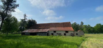 FERME, CHARME, GRANGE, NATURE, BOIS, LONGÈRE À RENOVER, 1,6