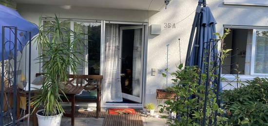 Sehr gepflegt 1,5 Zimmer Wohnung mit Terrasse am Waldrand