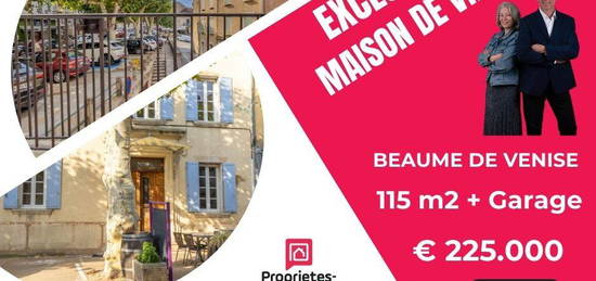 Maison Beaumes De Venise (84190)  6 pièce(s) 115 m2 avec garage de 75m2