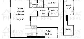 Byt 3+kk, 108 m², Mlýnská, Brno