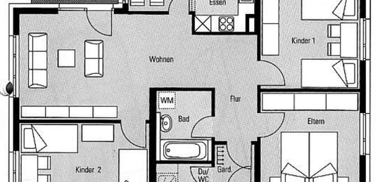 Stilvolle, gepflegte 4-Zimmer-Erdgeschosswohnung mit Balkon und Einbauküche in Eningen unter Achalm