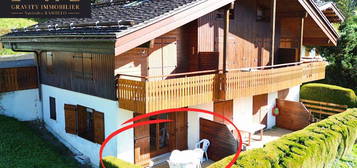 T1 bis - 24.5m² - Rez-de-chaussée - Cave- Casier à skis - parking privé - Terrasse plein sud