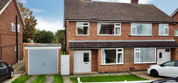 Semi-detached house for sale in St. Gregorys Drive, Sileby, Loughborough LE12