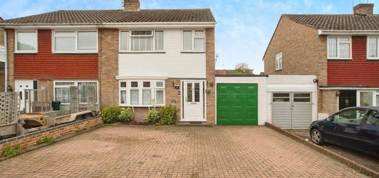 Semi-detached house for sale in Lemonfield Drive, Garston, Watford WD25