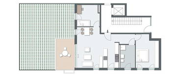 NEUBAU – helle 3-Zimmer-Wohnung mit Garten und Küche