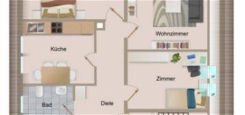 3 Zimmer Wohnung zu vermieten in sehr gute Lage in Ehningen