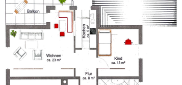 3-Zimmer-Wohnung in zentraler Lage von Odelzhausen