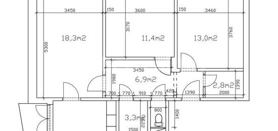 Pronájem bytu 3+1 72 m², Nejedlého, Brno