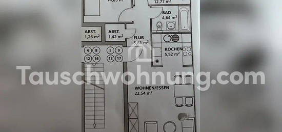 [TAUSCHWOHNUNG] Helle 3-Raum Wohnung mit Balkon in der Neustadt