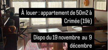 Sous-location appartement t2 50m2 à Crimée