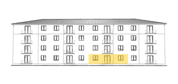 3 izbový byt  (68 m²) B103 na prízemí v NOVOSTAVBE, Kolárovo