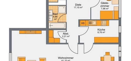 3,5 Zimmer Wohnung in Heidenheim