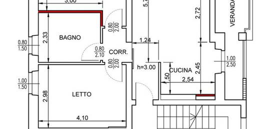 Trilocale in vendita in via Maria Spezia Aldegheri, 18