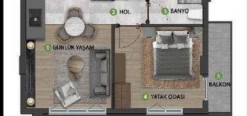 CENTURY21 GALA'DAN TUNALIDA SATILIK 1+1 LKS DARE (TRADA ELT)