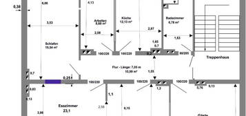 Sehr schöne Etagenwohnung 4-5 Zimmer von Privat