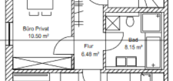 Schöne 3-Zimmer-Wohnung in Kirchberg