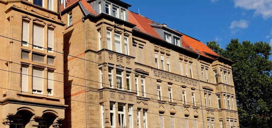 Helle 3 Zimmer Altbau-Wohnung mit großem Balkon im Stuttgarter Westen - Provisionsfrei