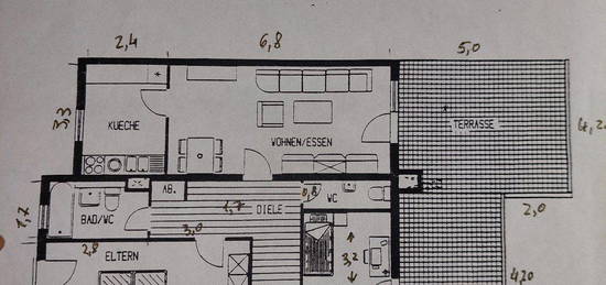 3-Zimmer Penthousewohnung - Nähe Mercedes Werk