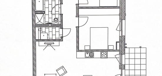 3-Raum-EG-Wohnung mit EBK in Niestetal