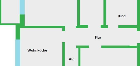 großzügige helle Wohnung