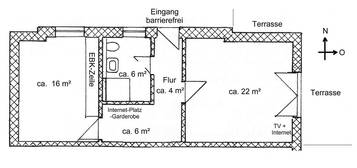 Erstbezug mit Balkon und EBK: Stilvolle 2-Zimmer-Erdgeschosswohnung mit geh. Innenausstattung