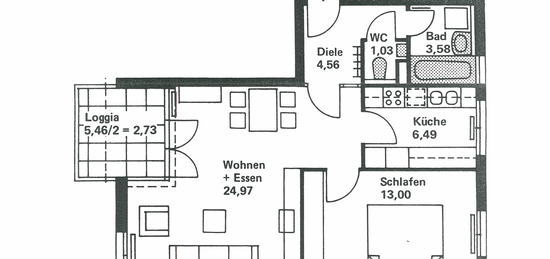 ruhige 2-Zimmer-Wohnung in Birkach (Nähe Uni Hohenheim)