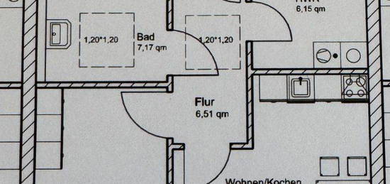 2 Zimmer Wohnung in Ebsmoor