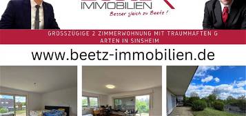 Großzügige 2,5 Zimmerwohnung mit traumhaften Garten in Sinsheim