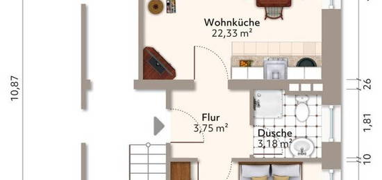 Mietwohnung in Nalbach Erstbezug nach Kernsanierung