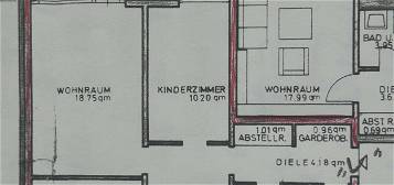 Königsdorf Drei-Zimmer-Wohnung zu vermieten