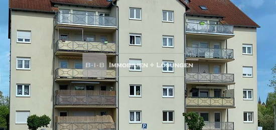 3 Zi. Wohnung mit Balkon, Gäste-WC, Fahrstuhl u. PKW-Stellplatz