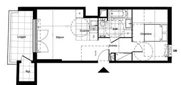 Vente appartement 2 pièces 41 m²